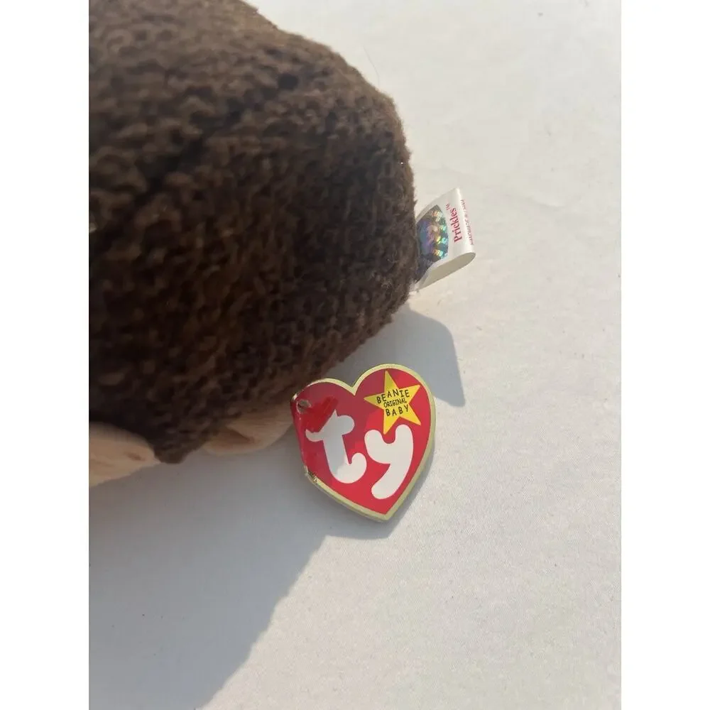 Ty Beanie Baby - PRICKLES the Hedgehog (6 Inch) W/Tags - Picture 2 of 5